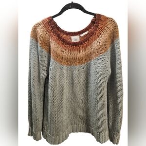 LOLA Cottagecore Multicolor Knit Sweater